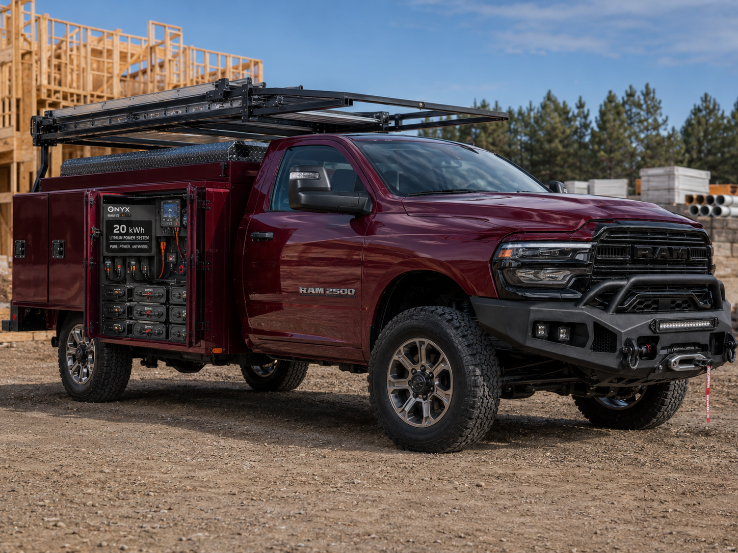 Cherry Ram service body with integrated power system
