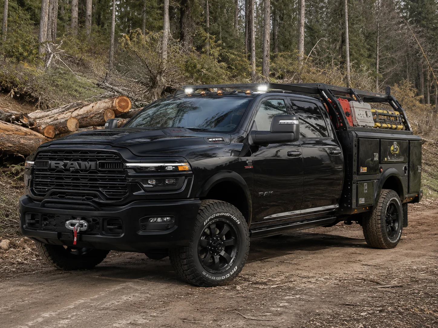 Black Ram Nyx-style fitted build on fire trail